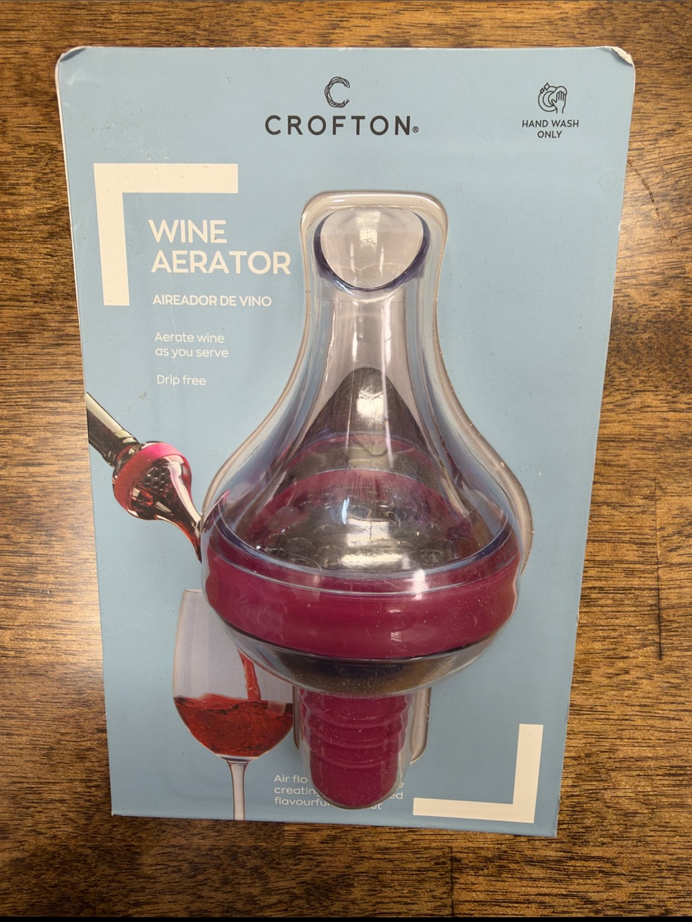 Crofton Pink Wine Aerator - Pour & Aerate